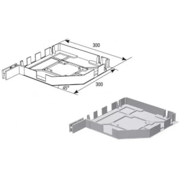 ДОРХАН Крышка боковая RK30003 серая