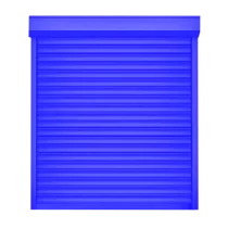 ДОРХАН Рольставни 2300х1600 цвета RAL 5005 (синий) невзломостойкие без автоматики