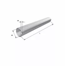 ДОРХАН Пружина окрашенная 95-10,0 левая, 34100/mL/RAL7004