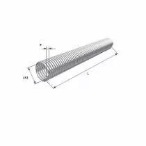 ДОРХАН Пружина окрашенная 152- 9,0 левая, 36090/mL/RAL7004