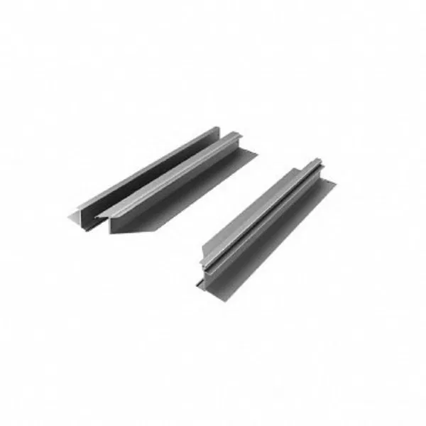 ДОРХАН Комплект нижней части калитки RAL9006, правая калитка, WD-BR(grey)