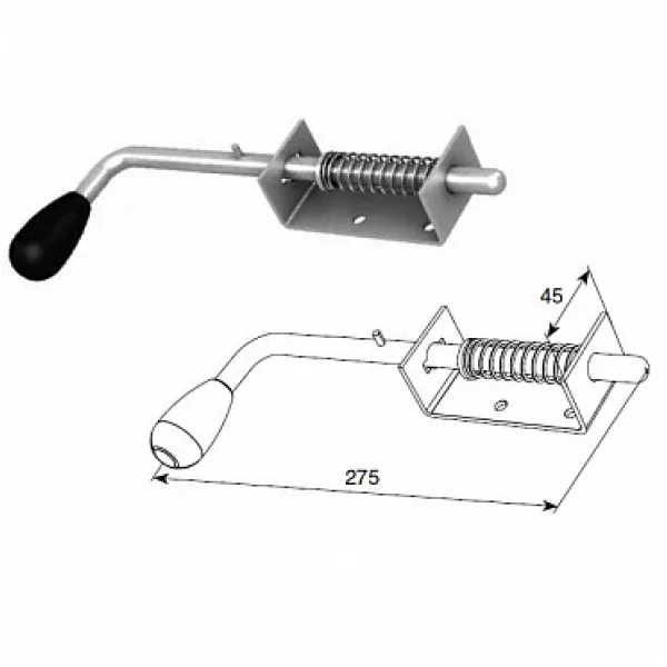 ДОРХАН Задвижка Compact, R25135