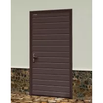 ДОРХАН Дверь DoorHan/880/2050/УЛЬТРА(B)/500/8017 доска/9003 доска/левая/с угловой рамой/серебро/ключ-ключ, DUB-880/500/8017/9003/N/L