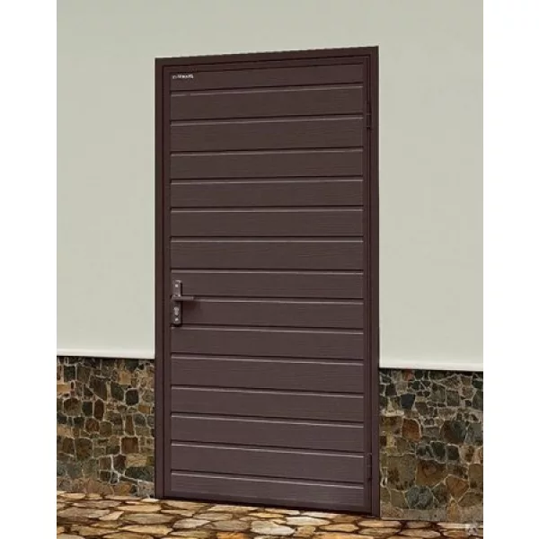 ДОРХАН Дверь DoorHan/980/2050/УЛЬТРА(B)/575/8017 доска/9003 доска/левая/с угловой рамой/серебро/ключ-ключ, DUB-980/575/8017/9003/N/L