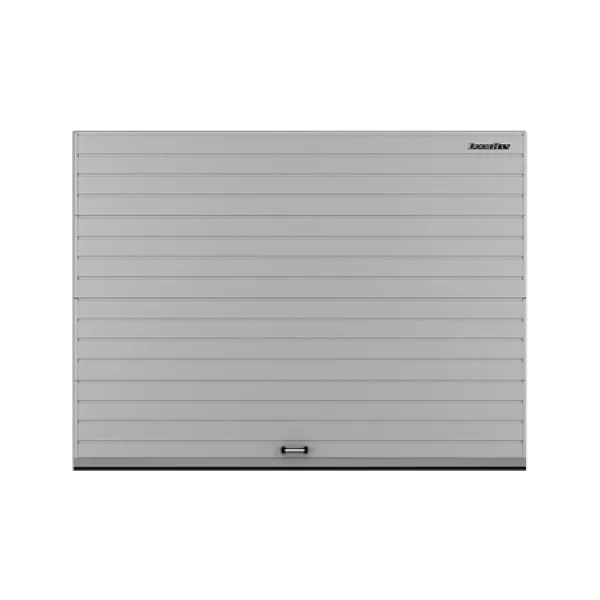 ДОРХАН Секционные ворота стальные 2500х2100 цвета RAL 7004 (серый) с дизайном 'доска' без автоматики