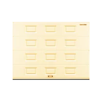 ДОРХАН Секционные ворота стальные 3000х2600 цвета RAL 1014 (бежевый) с дизайном 'филенка' без автоматики