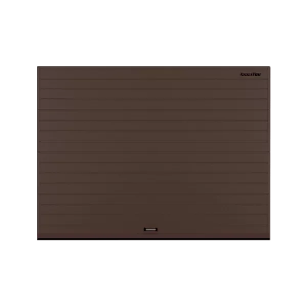 ДОРХАН Секционные ворота стальные 4500х2700 цвета RAL 8017 (коричнево-красный) с дизайном 'доска' без автоматики ДОРХАН Секционные ворота стальные 4500х2700 цвета RAL 8017 (коричнево-красный) с дизайном 'доска' без автоматики