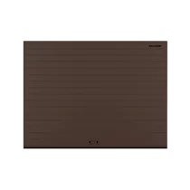 ДОРХАН Секционные ворота стальные 2400х2800 цвета RAL 8017 (коричнево-красный) с дизайном 'доска' с автоматикой