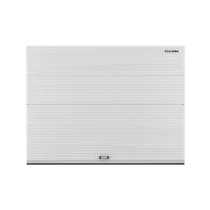 ДОРХАН Секционные ворота стальные 4600х2400 цвета RAL 9003 (белый) с дизайном 'волна' без автоматики
