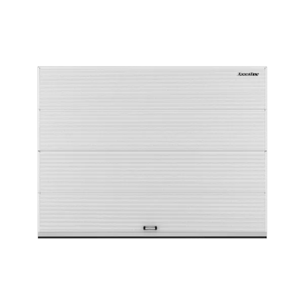 ДОРХАН Секционные ворота стальные 2300х2800 цвета RAL 9003 (белый) с дизайном 'волна' без автоматики