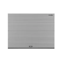ДОРХАН Секционные ворота стальные 4600х2400 цвета RAL 7004 (серый) с дизайном 'волна' без автоматики