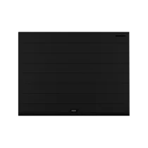 ДОРХАН Секционные ворота стальные 3200х2800 цвета RAL 7016 (антрацит) с дизайном 'широкая центральная полоса' без автоматики