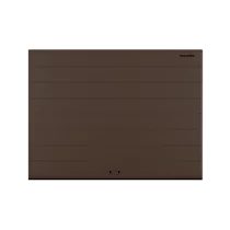 ДОРХАН Секционные ворота стальные 2300х2800 цвета RAL 8017 (коричнево-красный) с дизайном 'широкая центральная полоса' без автоматики