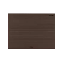 ДОРХАН Секционные ворота стальные 4500х2700 цвета RAL 8017 (коричнево-красный) с дизайном 'волна' с автоматикой